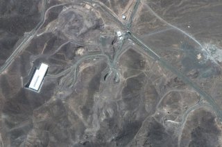 Photo satellite de l'infrastructure nucléaire iranienne de Fordo prise jeudi. KEYSTONE/AP